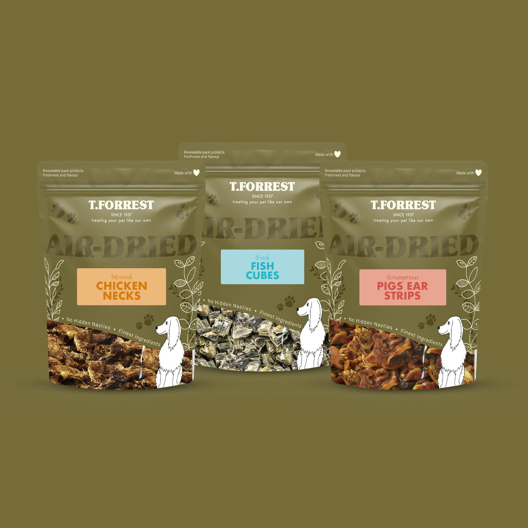 shop dog treats by protein source