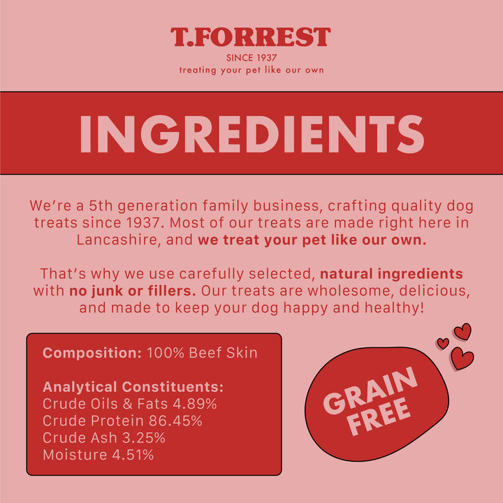 Beef Collagen Dog Treat Ingredients