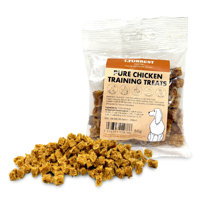 Chicken training treats for dogs