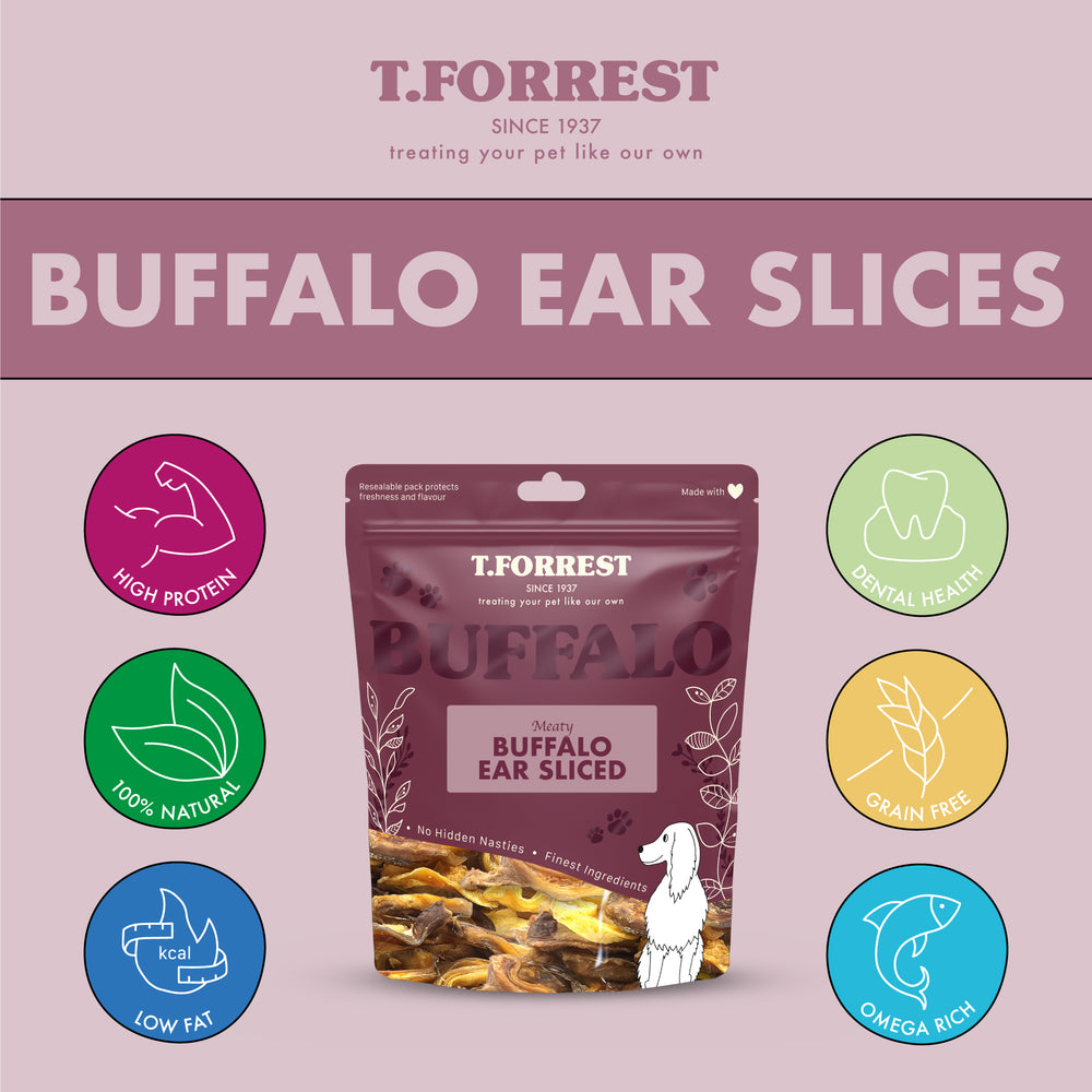 Health Benefits of Buffalo Ear Slices for dogs