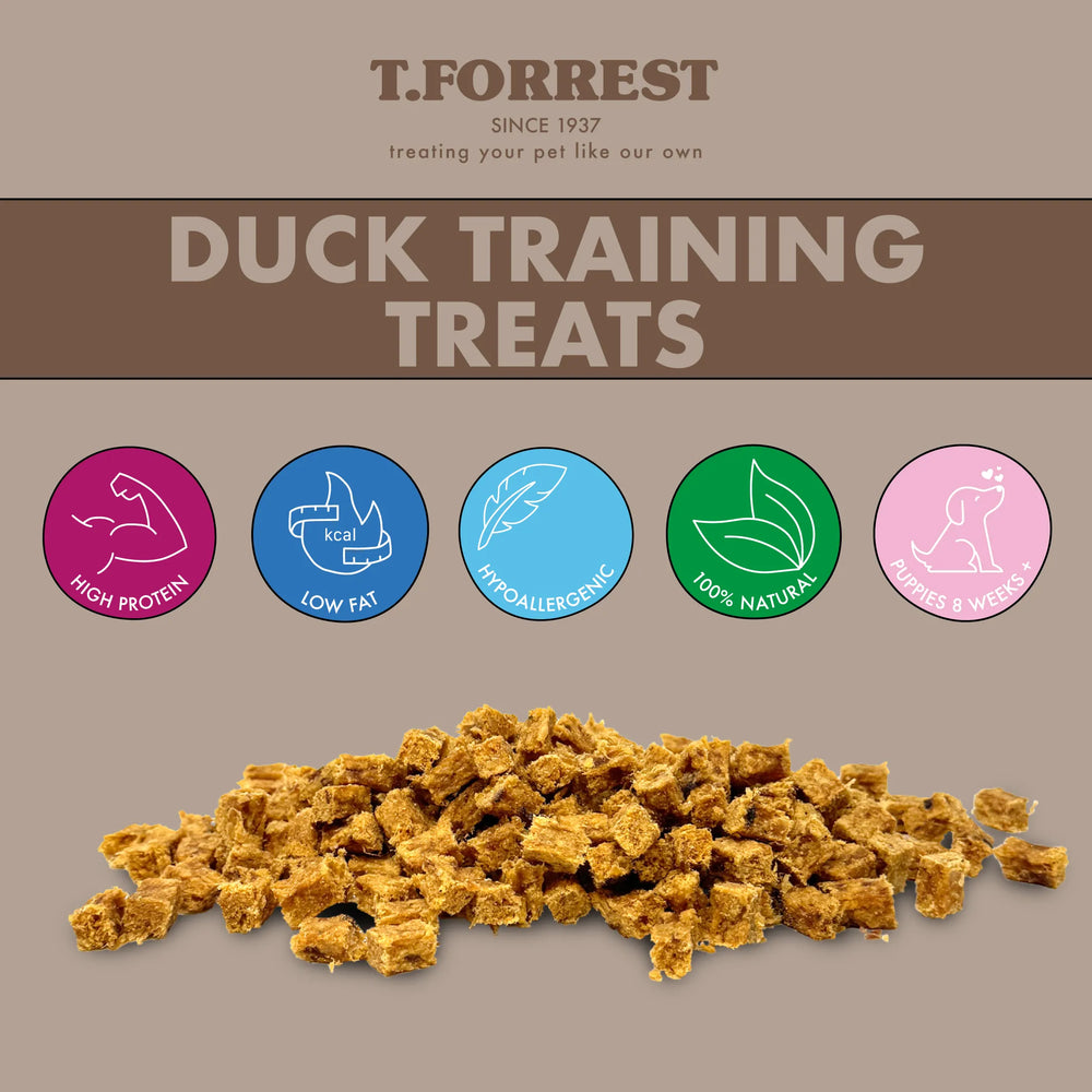 Health benefits of duck training treats for dogs