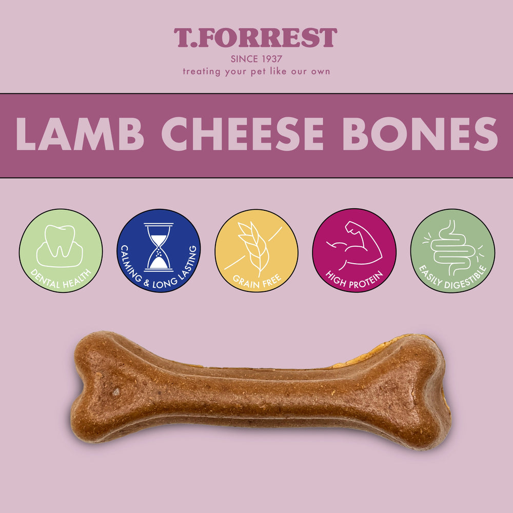 Health Benefits of lamb cheese bones for dogs