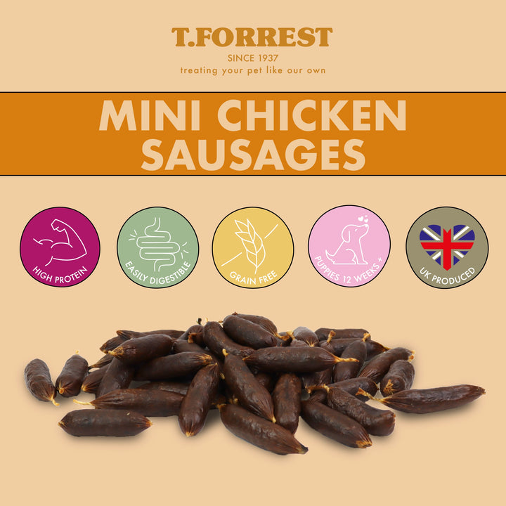 Health Benefits of Mini Chicken Sausages for dogs