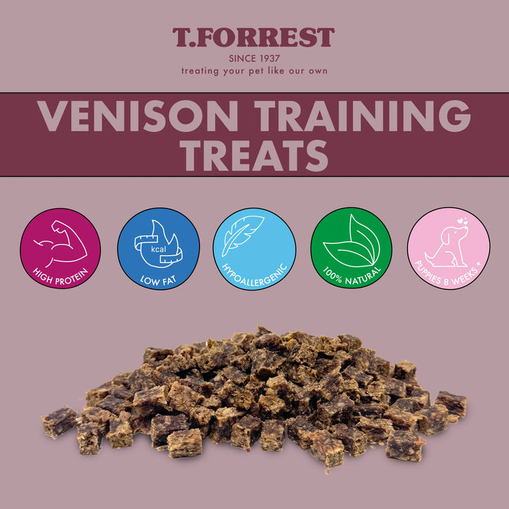 Health benefits of venison training treats