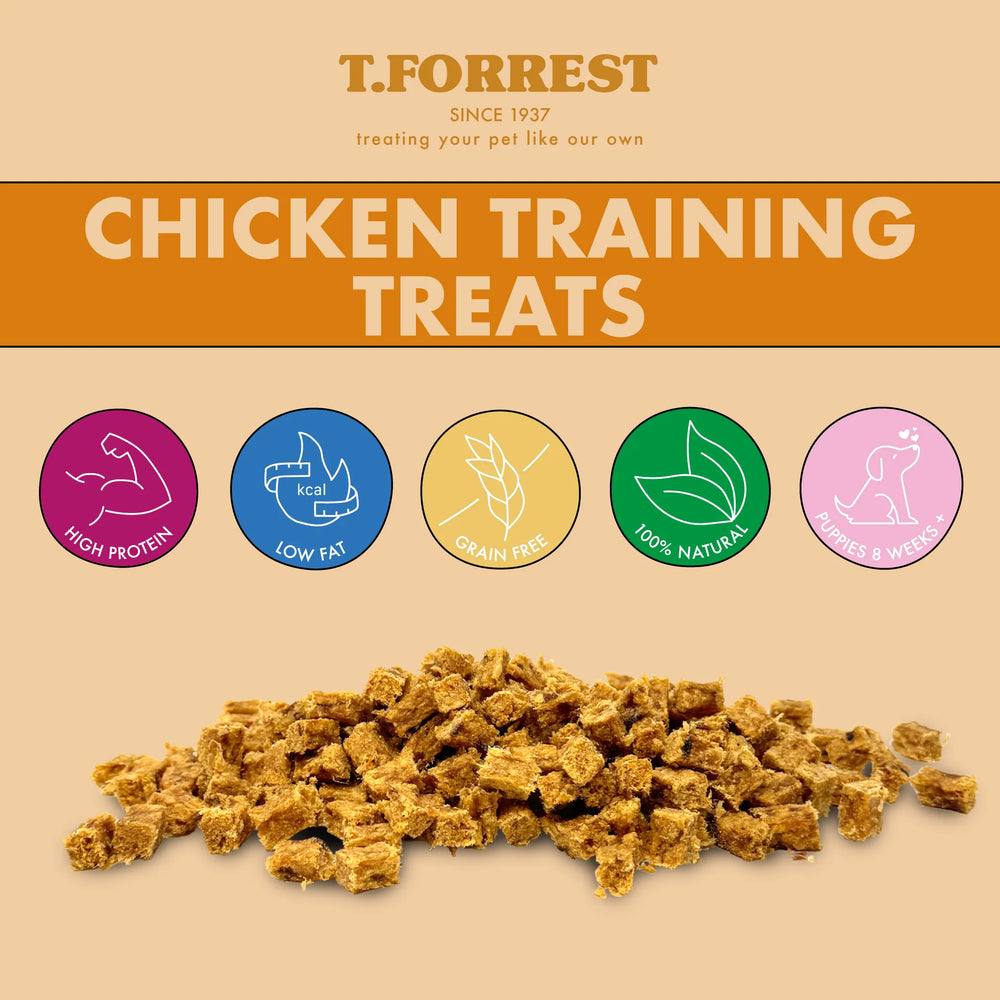 Health benefits of chicken training treats for dogs