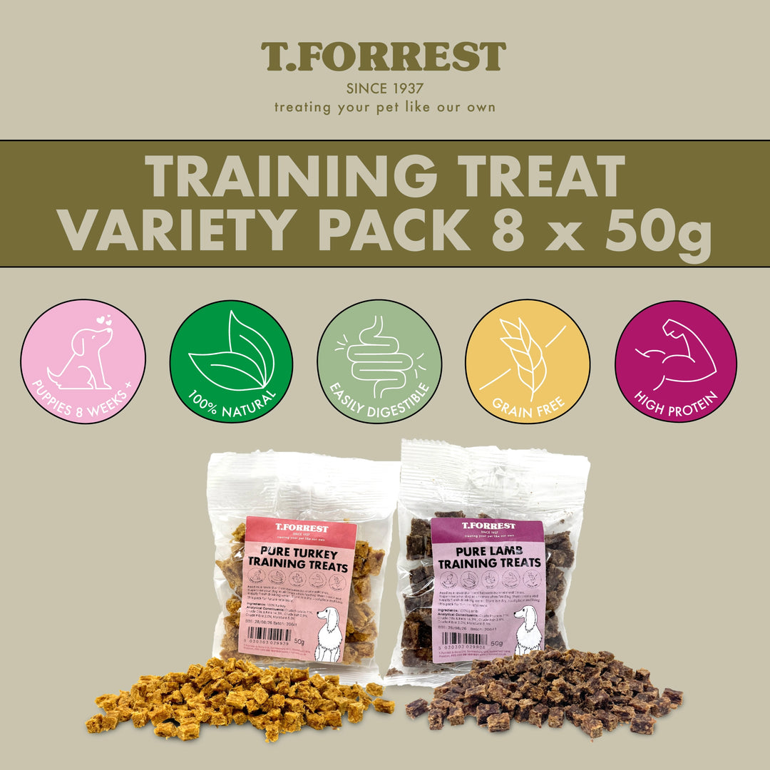 Health benefits of training treat variety pack 8 x 50g