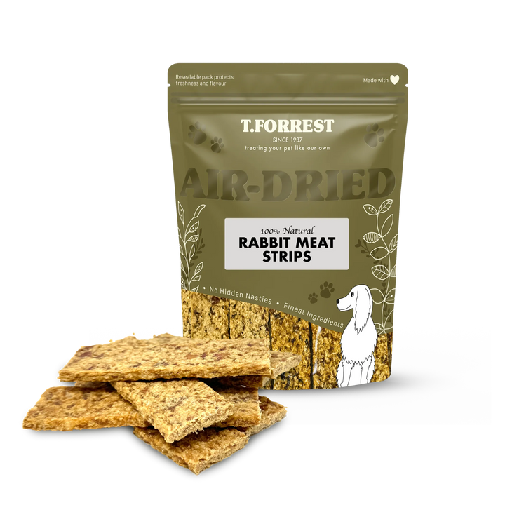 Rabbit Meat Strips for dogs