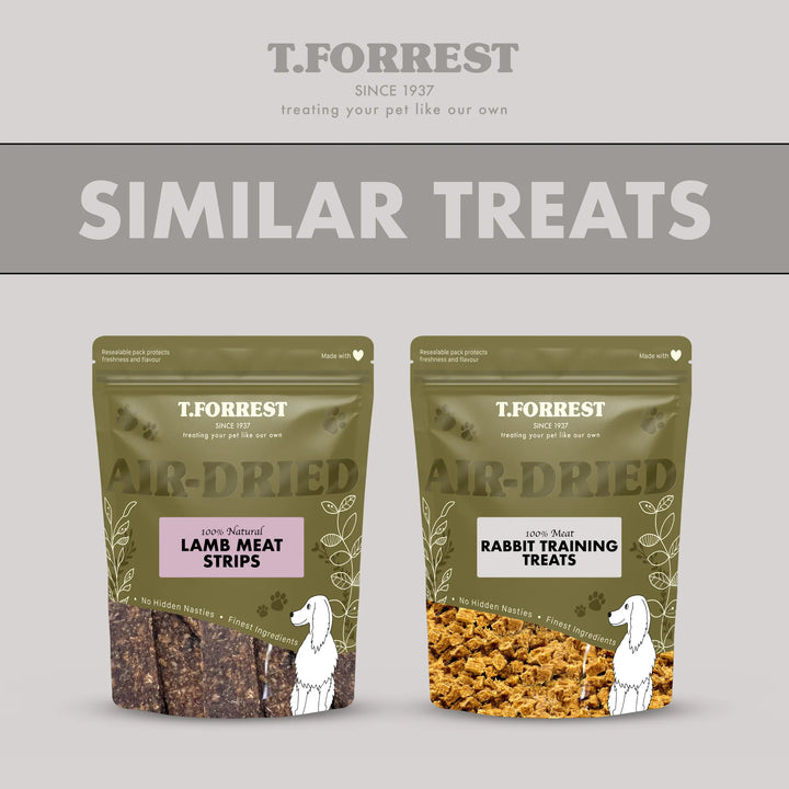 Similar dog treats to rabbit meat strips