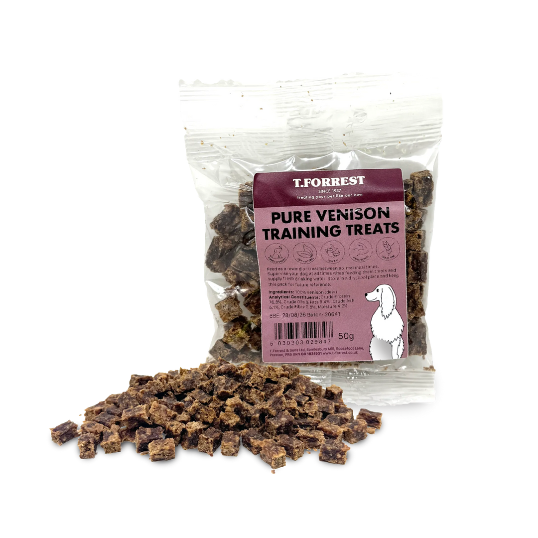 Venison training treats for dogs