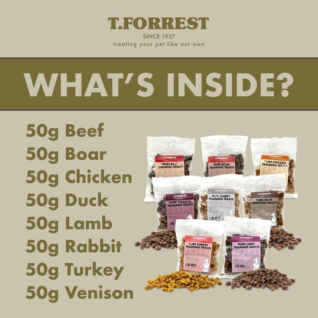 What is inside training treat variety pack