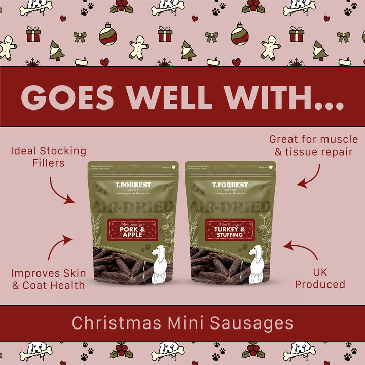 Yule Log and Mini Sausages