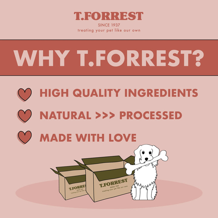 why choose t forrest boar dog treats