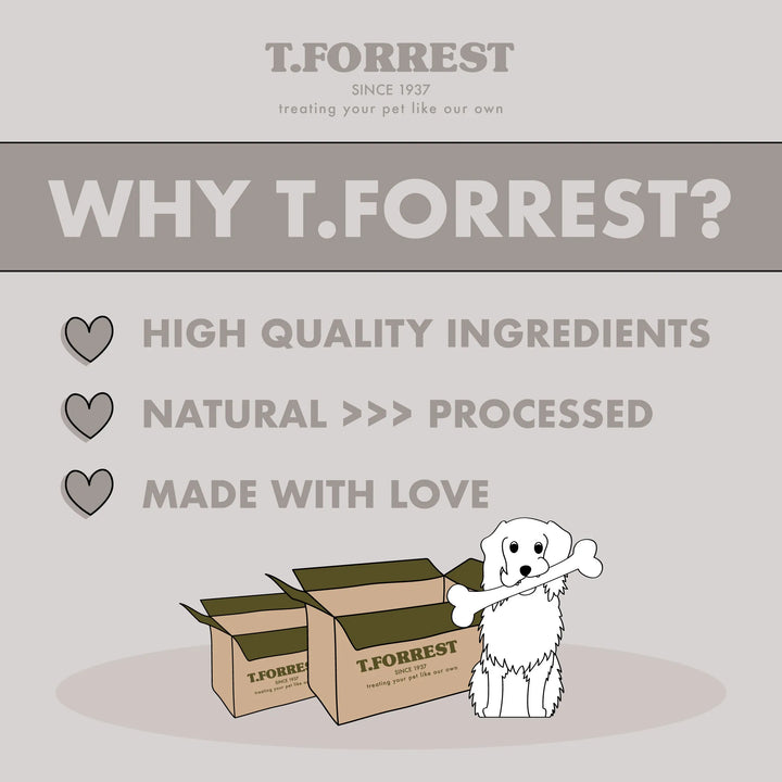 Why choose t forrest rabbit dog treats